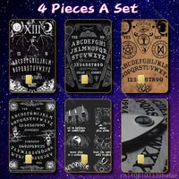 Art Ouija Board Bank Credit Cards Bus Pass Stickers Cool Decoration Waterproof 4PCS Card Protective Film