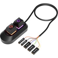 2M Desktop Computer Power Button Power Supply Button Restart Button Mechanical Key External Power On Off for Home Office PC Ca