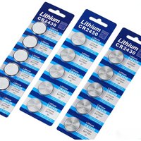 CR2032 CR2430 CR2450 3V Lithium Coin Batteries for Car Key FOB, Watch, Toys, Thermometer, Motherboard, Scale - High Power