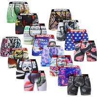 Sexy Men's Underwear Boxers 1Pc Comfort Breathable Man Swimming Underpants Plus Size Mens Panties Men's Boxers Briefs Trunks