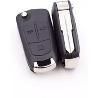Xinyuexin Folding Key Replacement Housing Blank for Opel for Chevrolet for Vauxhall Antara Epica Captiva Remote Key Shell 2B/3B