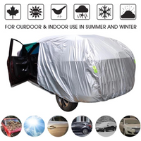 Universal SUV/Limousine Volle Auto Abdeckungen Im Freien Wasserdichte Sonne Regen Schnee Schutz UV Auto Regenschirm Silber S-YXL Auto fall Abdeckung