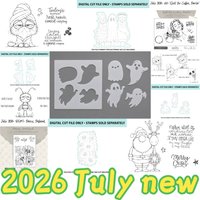 2026 July new reindeer measures Metal Cutting Die And Stamps Scrapbooking Background DIY Decoration Craft Embossing Stencil