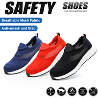 Steel Toe Shoes For Women Summer Breathable Safety Shoes Lightweight Comfortable Non Slip Work Shoes Steel Toe Sneaker For Man image 4