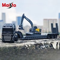 Maisto 1:64 Scania 770s Volvo Fh16 Heavy Transport Alloy Model Engineering Vehicle Collection Gift For Boys Collectors Gift Toy