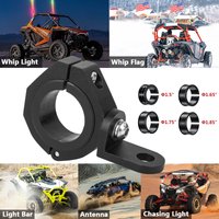 UTV ATV Whip Light Flag Mount Bracket Support Stent for 1.5"/1.65"/1.75"/1.85"/2" Roll Bar Motorcycle Headlight Fog Light Mount