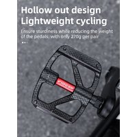AliExpress NONE ESLNF Bicycle Pedal Durable Alloy Cycling Pedals DU Double Sided Mountain Bike Anti Skid Pedals