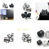 LX0B Aluminum Computer Stand Feet PC Chassis Speaker Cabinet Isolation Support For Height Adjustment Air Circulation
