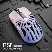 SmailWolf RS8 Ergonomic Wireless Gaming Mouse,Tri-Mode with Ultra-Lightweight Hollow Design,1000Hz &Extended Battery Life
