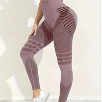 Women 3D Sport Yoga Leggings, High Waist Yoga Pants Breathable Tummy Control Butt Lifter Tight Pants For Daily, Outdoor And Fitn