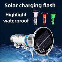 Ocean warning light, solar photosensitive flashing fishing net, waterproof signal, yacht and fishing boat accessories