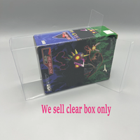 Transparent Clear box For N64 for Legend of Zelda Majora s Mask JP Version PET Protector collection storage protective box