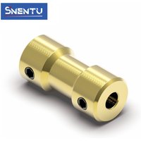 5PCS 2mm/2.3mm/3mm/3.17mm/4mm/5mm/6mm Brass Flexible Motor Shaft Coupling Coupler Motor Transmission Connector