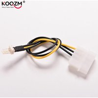 1pc 20cm 4 Pin Molex IDE To 3 Pin PC Computer CPU Case Fan Power Connector Cable Adapter