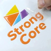 50pcs Personalized Stickers Custom Sticker Logo 3D Transfer Sticker Wedding Labels UV DTF Design Company Name Waterproof Brand