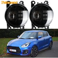 2 Pieces Car Front Fog Light Assembly For Suzuki Swift Sport 2007-2023 30W H11 LED Fog Daytime Running Lamp Accessories