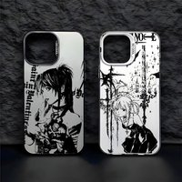 Luxury Clmj Death Note Misa Phone Case For iPhone 17 16e 16 15 14 13 12 11 mini Pro Max X XR 8 7 Air Plus Anti Fall Matte Cover