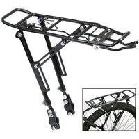 1PC Alloy Rear Bicycle Rack Carrier Bag Luggage Cycle Mountain Bike Black