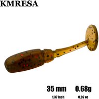35mm/0.7g Soft Rock Fishing Lure T Tail Swimbait Wobblers Drop Shot Mini Shad Ocean Sea Bass Rockfishing Pesca
