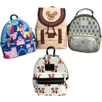 2025 Original DISNEY Catoon Castle Anime Baby GIrls Kid's Backpack Flowers Cosplay Leisure Travel Bag Mini Children's Schoolbag