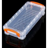 Simple Transparent Pencil Case Large Capacity Multi Functional Pencil Box Plastic Thickened Storage Box Change Key