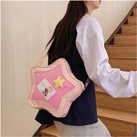Japanese Style Minimalist Cute Aesthetic Shoulder Bag for Students Kawaii Crossbody Purse Street Fashion Ita Bags Handbags bolso
