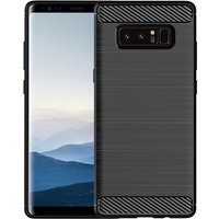 Carbon Fiber Shockproof Case For Samsung Galaxy Note 8 Silicone Case for galaxy note8 Bumper Back Cover Coque Fundas