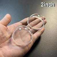 2 inch Acrylic Dome CCTV Dome Cover 2pcs For Hikvision, Dahua Camera Security CCTV Camera Lens Protection Replacement Covers
