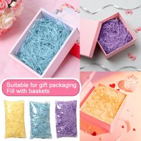 Colorful Shredded Paper Filler Gift Wrapping And Basket Filling Exquisite Paper Gift Box Multi Color Decorative Accessories