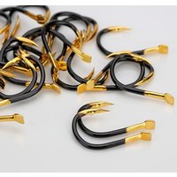 60pcs/box Fishing Hook Single Fishhook Supplies Lures Carp Fishing Tackle Barbed Colored Tungsten Alloy Fishing Accessories