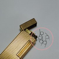 Top Block Flint Storage Tank Warehouse's Steel Twist Spring For Dunhill Lighter Repair Replacement Accessories Inner Spare Parts