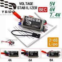 1/3/5 Stück YSIDO 8A 6A 4A UBEC Ausgang 5V/6V/7.4V BEC 2-6S Lipo Spannungsstabilisator für RC Flugzeuge FPV Drohnen Quadcopter