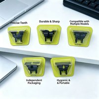 Compatible with single-blade replacement head razor models QP2520, QP2630, QP6510, QP6523,