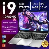 2026 ACEKAMAS 15.6" Gaming Laptop Intel Core i9 10980HK IPS 4K Gamer Computer 16GB DDR4 1TB SSD M.2 Windows 11 Pro Notebook PC