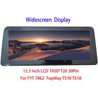12.3 Inch LCD Screen Monitor IPS Display 1920*720 30Pin With Touch Screen For FYT 7862 TopWay TS10 TS18