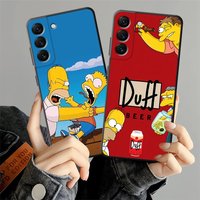 Cute S-simpsons Funda Phone Cover Case for Samsung Galaxy A06 A17 A12 A05 A04 A70 A15 A50 A13 A20 A16 A40
