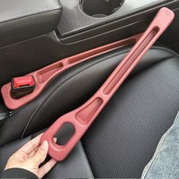 2PCS Car Seat Gap Filler, Organizer Set of 2, with Storage Grooves for Trims, Cup Holder, Center console Decor Accessory