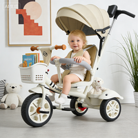 Trike Children's Tricycle 1-3-2 - 6 Years Old Hand-wheeled Bicycle Large Baby Hand-wheeled Toy Cart Kid Bike