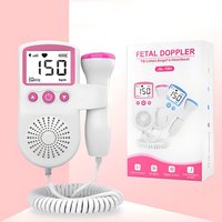 3.0MHz LCD Fetal Doppler Baby Ultrasound Fetal Doppler Baby Heart Beat No Radiation Fetal Doppler Fetal Heart rate Monitor