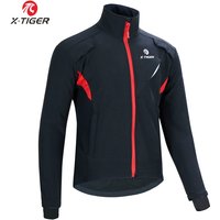 AliExpress X-TIGER Winter Cycling Jacket jackets for man Fleece Thermal Coat Windbreaker Bicycle Clothing winter cycling Sports clothing