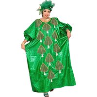 Afrikanisches Kaftan-Kleid in Übergröße, besticktes volles Kleid, Nachthemd, Party-Freizeitkleid