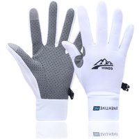 AliExpress Men's Lightweight Summer Ice Silk Full-Finger Quick-Dry Touchscreen Sports Fishing Sun Protection Driving Cycling Gloves for Wom