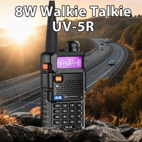 1/2/4pcs Baofeng UV-5R 8W/5W Tri-Power Walkie Talkie High Power Dual Band Long Range Portable Handheld UV 5R Radio