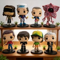 New Arrival 4-inch Stranger Things Tales Man-Eating Flower Handheld Figure Model with Base (8-Pack OPP Bag)