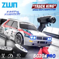 SG204 PRO 1/24 RC Auto 2,4G Hochgeschwindigkeits-Drift 4WD Ferngesteuertes Auto mit LED-Licht Funkgesteuertes GTR-Rennmodell Jungen-Spielzeug Geschenk