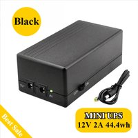 MINI UPS 12V 2A 44.4wh Zasilacz awaryjny i zasilacz zapasowy używany do routerów, maszyn obecności i CCTV
