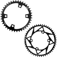 AliExpress NONE Road Bike 110BCD 4 Bolts Chainwheel Narrow Wide Stars Positive and Negative Tooth Sprocket For Shimano R7000/R7100/5800/R3000