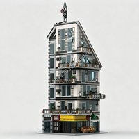 4009 PCS City Modern Skyscraper Modular Apartment Building Blocks Assembly Educational Adults Home Decoration Collection Gift