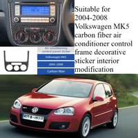 Carbon Fiber AC Panel Frame Cover for VW Golf MK5 2004-2008