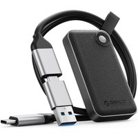ORICO 2TB Portable SSD Up to 2000MB/s USB 3.2 Gen 2x2 Ultra-Mini Compact with 2 in 1 USB C Cable, External Solid State Drive